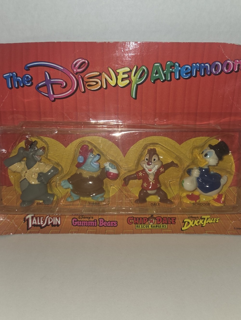 The Disney Afternoon Figures Lot of 4 Kellogg’s 1991 Cartoon Favorites Sealed